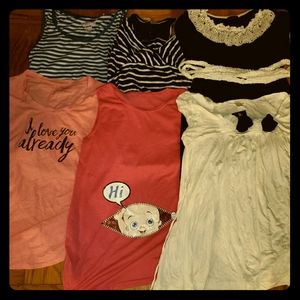 6 summer maternity shirts